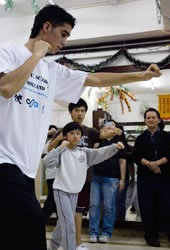 Kung Fu Team in Hong Kong training Hong kong Xia Quan school